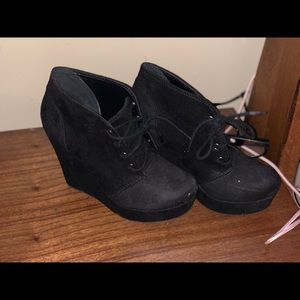 Cute high heel booties